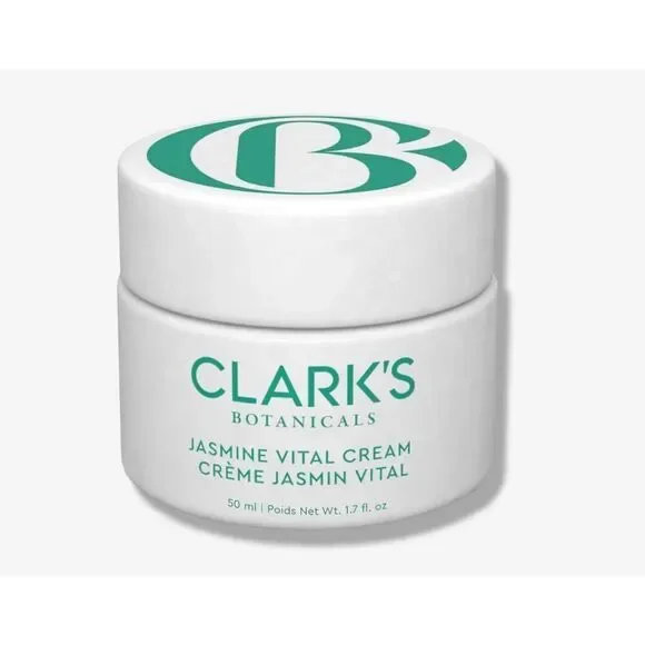 BNIB~Clark's Botanicals Jasmine Vital Healing Cream~1.7 fl. oz.~$125 Value